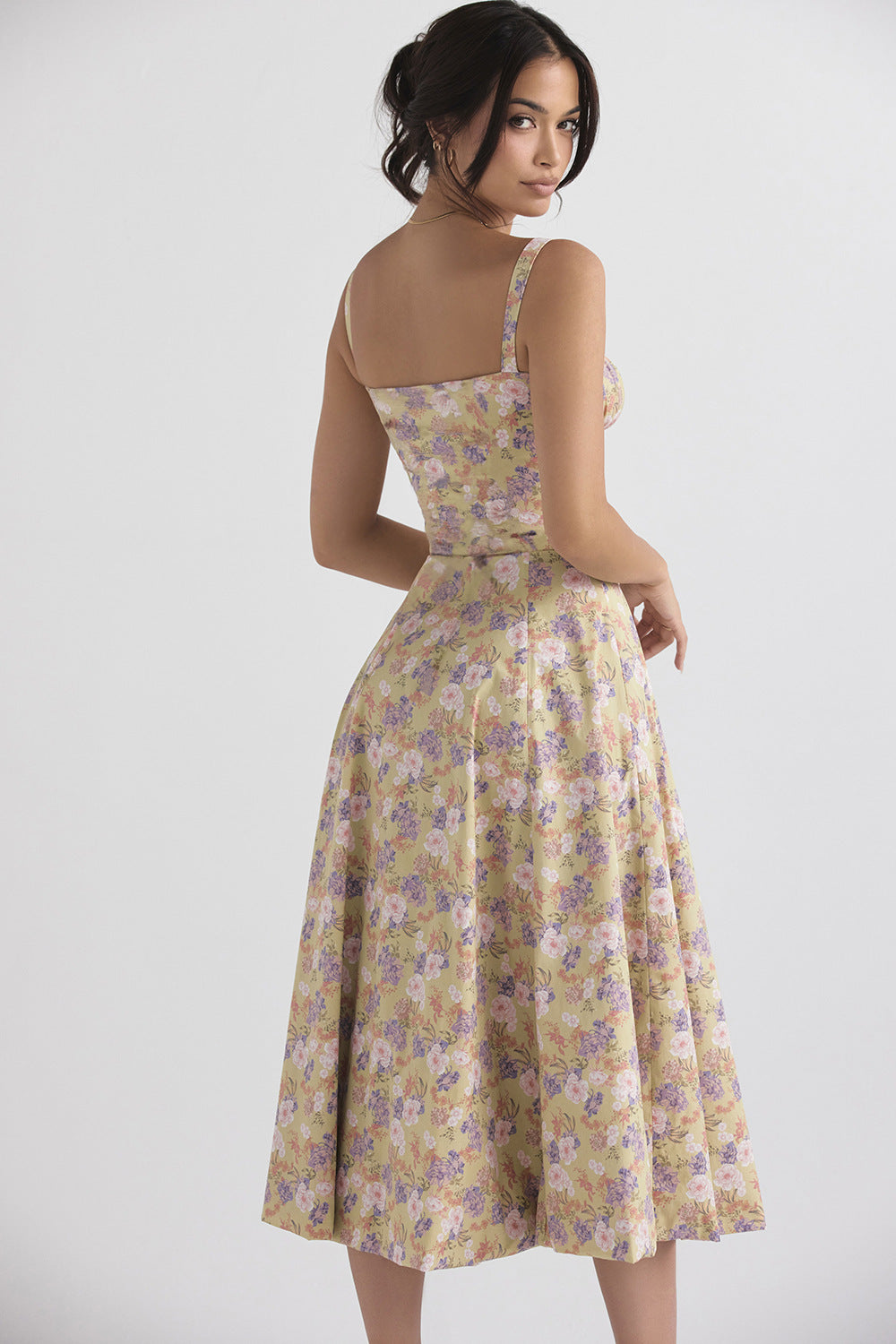 CARMEN PRINT BUSTIER SUNDRESS
