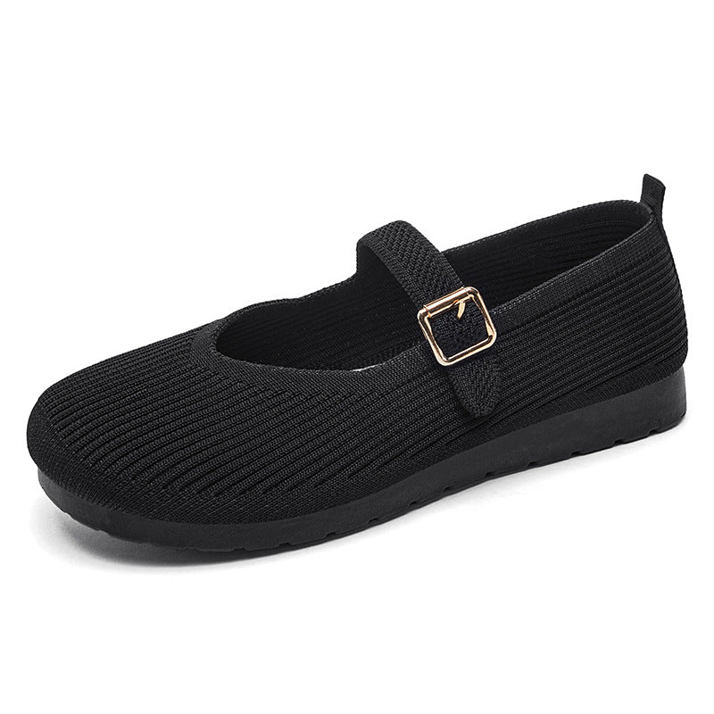 VIVAIA Woman's Eco-Friendly Square-Toe Mary-Jane