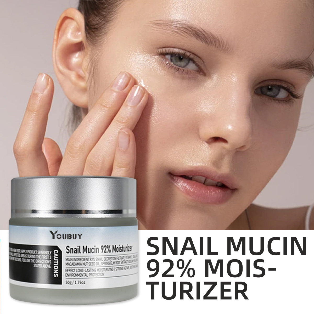 Snail Mucin 92% Moisturizer Daily Face Gel Cream