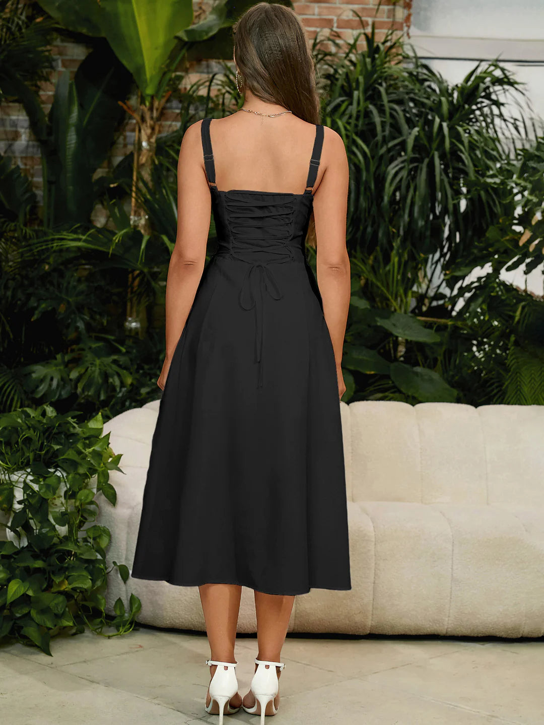 🔥🌸Spring Special Sale 49% off 💐💐Ruched Bust Split Thigh Cami Dress