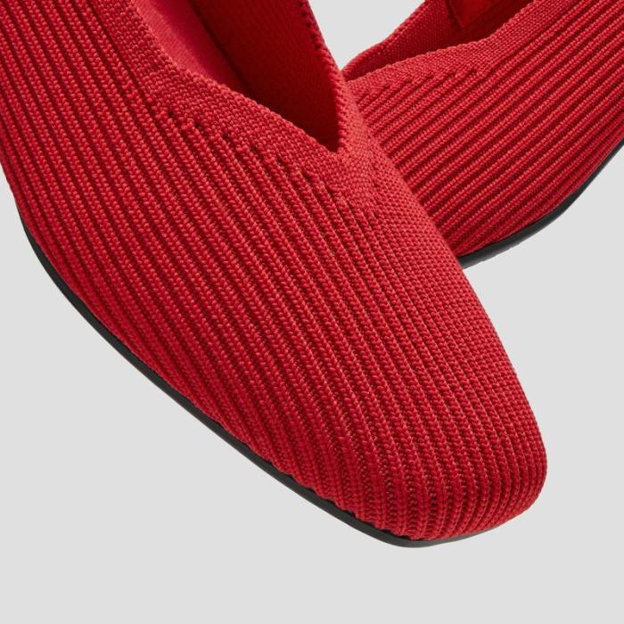 VIVAIA Woman's Eco-Friendly Square-Toe Mary-Jane