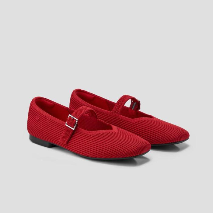 VIVAIA Woman's Eco-Friendly Square-Toe Mary-Jane