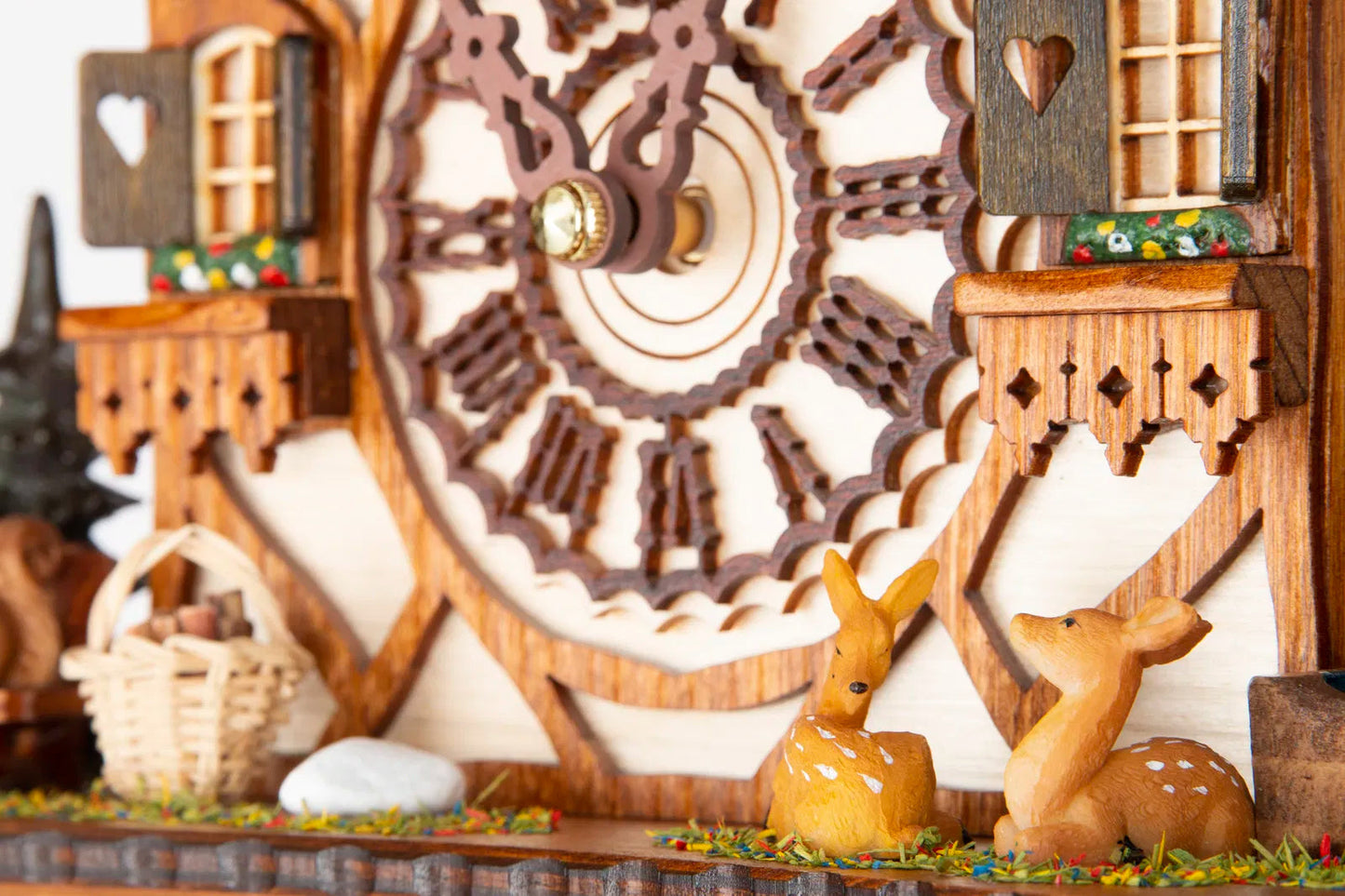 Cuckoo Clock Blackforest Hillside Hut - Quartz Chalet 26cm - Cuckoo-Palace