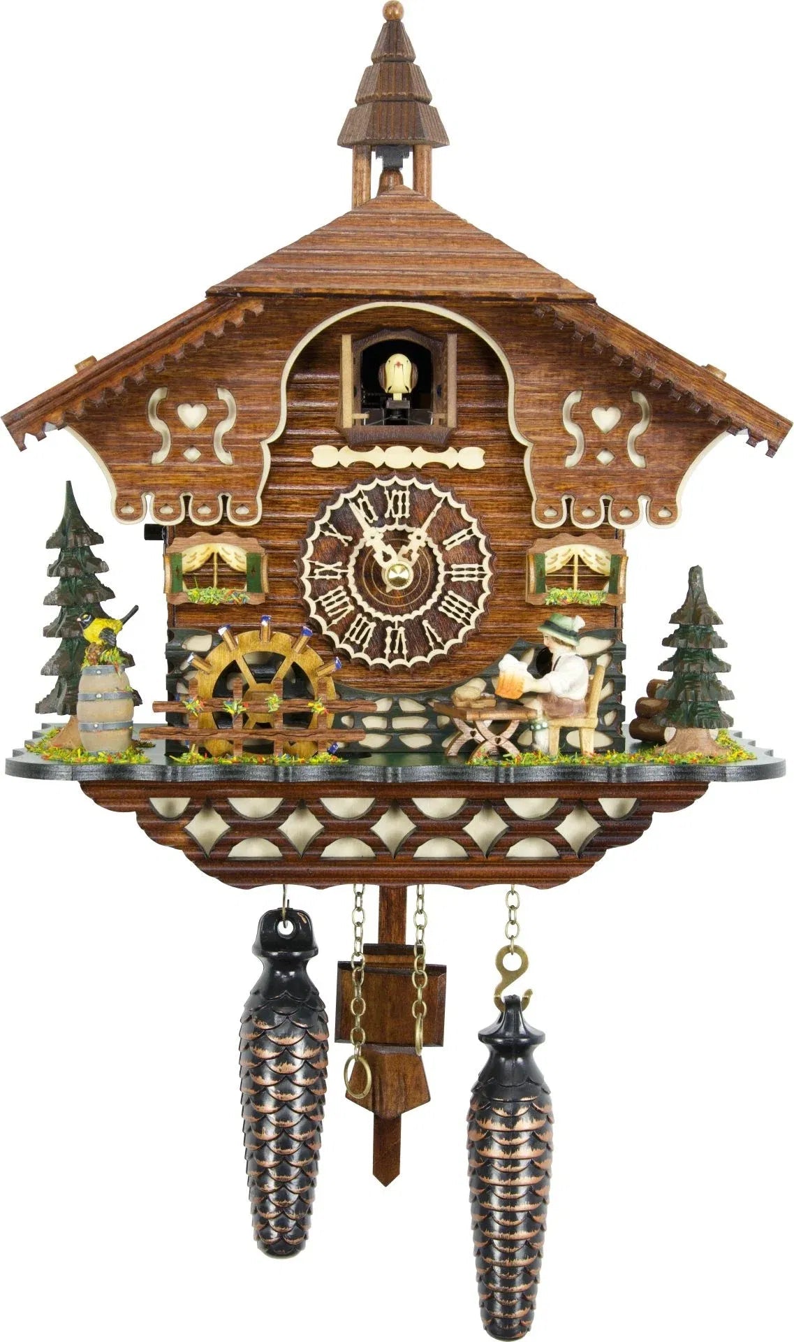 Cuckoo Clock The Brotzeit House - Quartz Chalet 27cm - Cuckoo-Palace