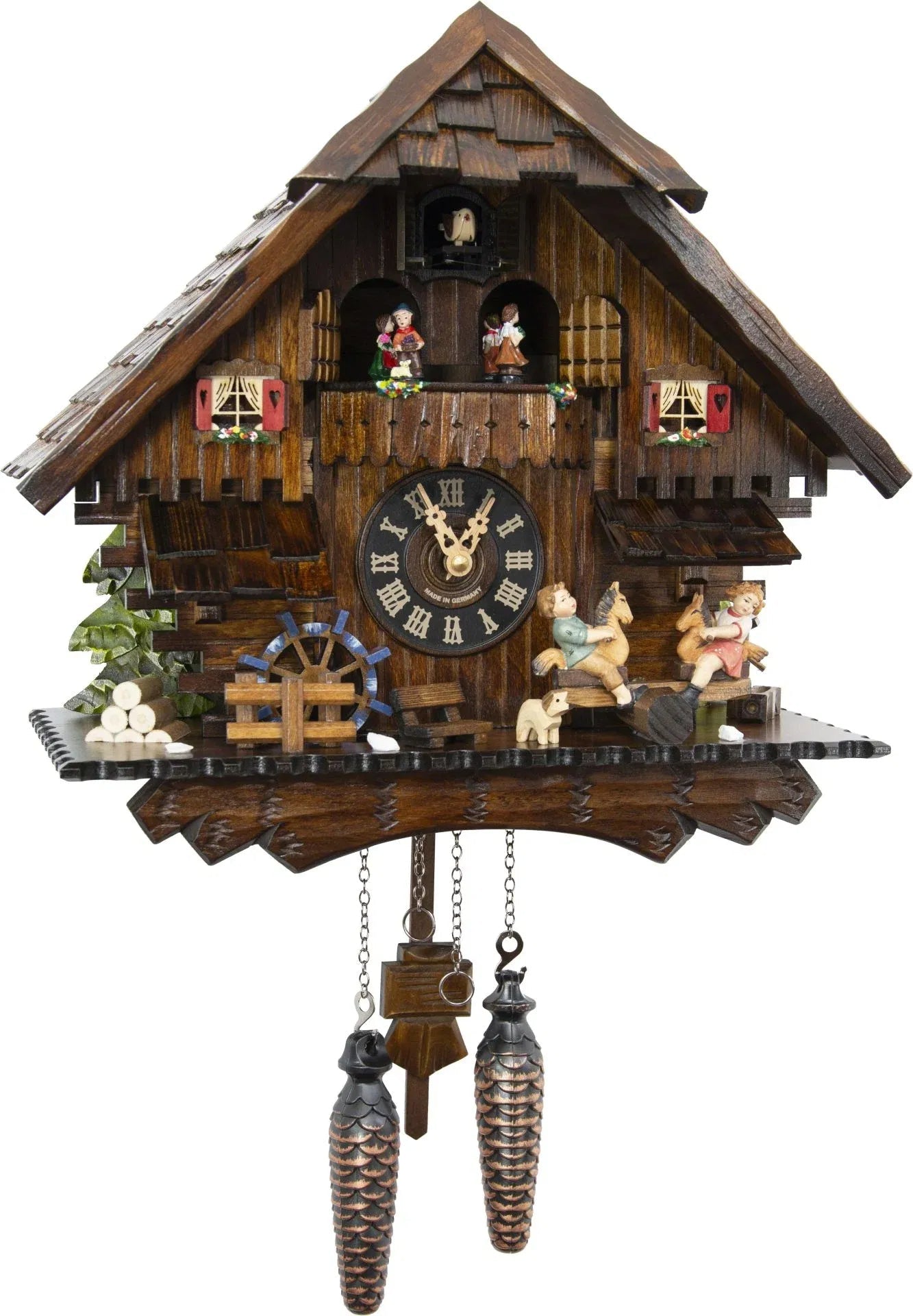Cuckoo Clock Children's Farm - Quartz Chalet 36cm - Engstler