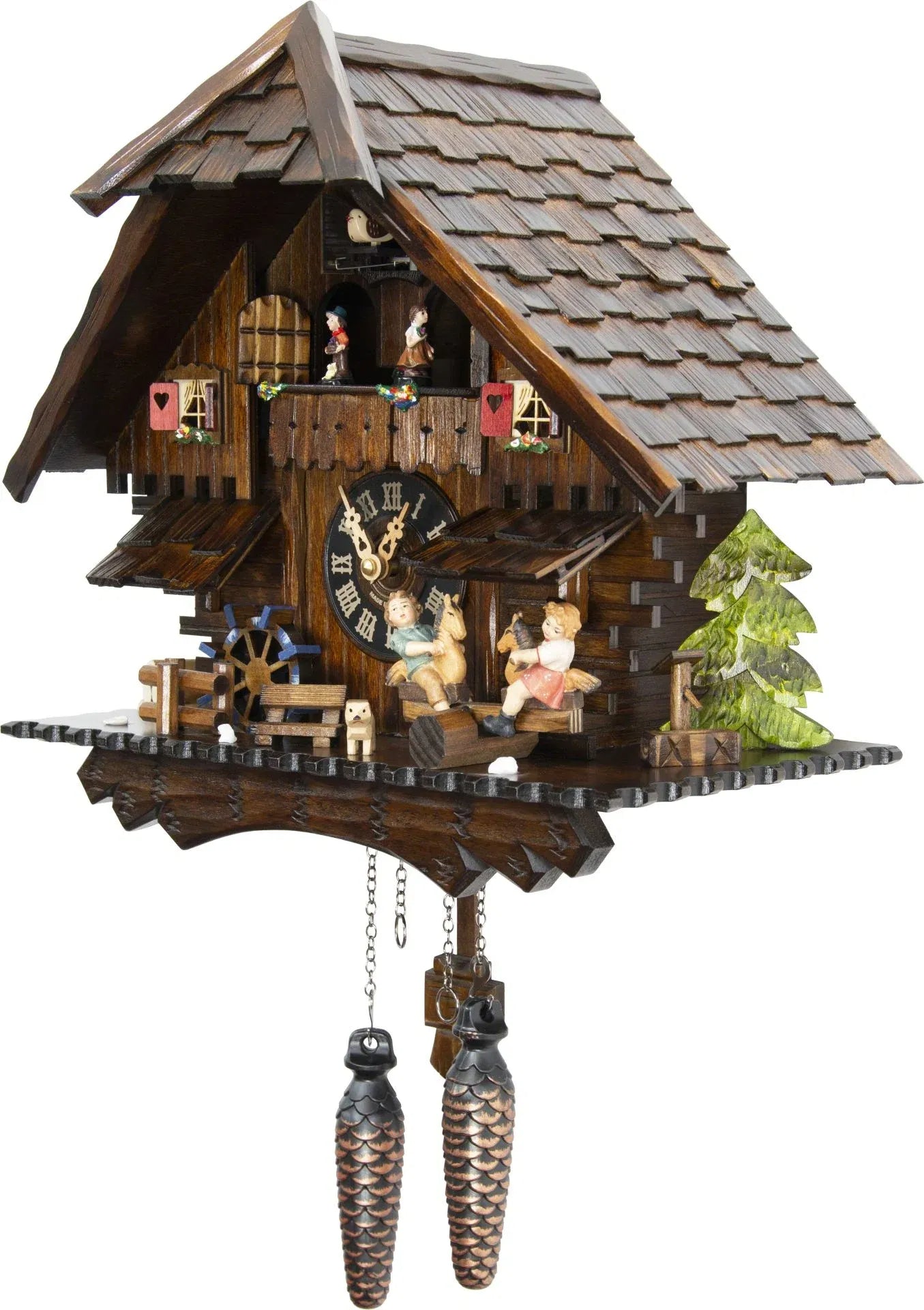 Cuckoo Clock Children's Farm - Quartz Chalet 36cm - Engstler