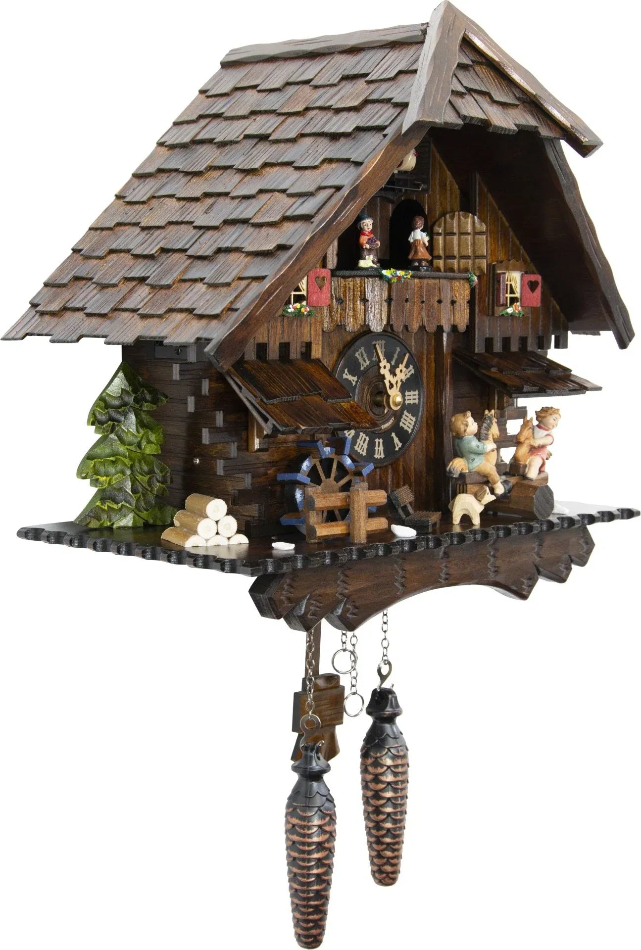 Cuckoo Clock Children's Farm - Quartz Chalet 36cm - Engstler