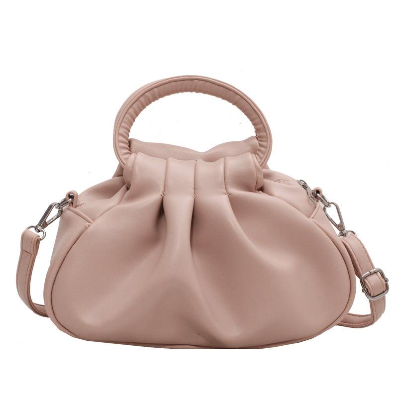Retro cloud pleated women's bag