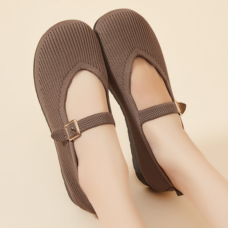 VIVAIA Woman's Eco-Friendly Square-Toe Mary-Jane