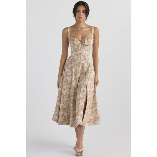 🔥LAST DAY 50%OFF💃Print Bustier Sundress