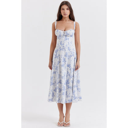 🔥LAST DAY 50%OFF💃Print Bustier Sundress