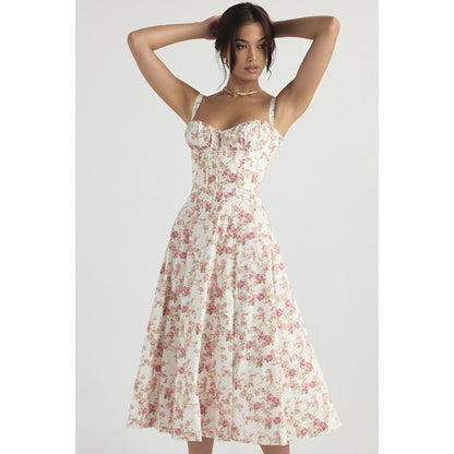 🔥LAST DAY 50%OFF💃Print Bustier Sundress