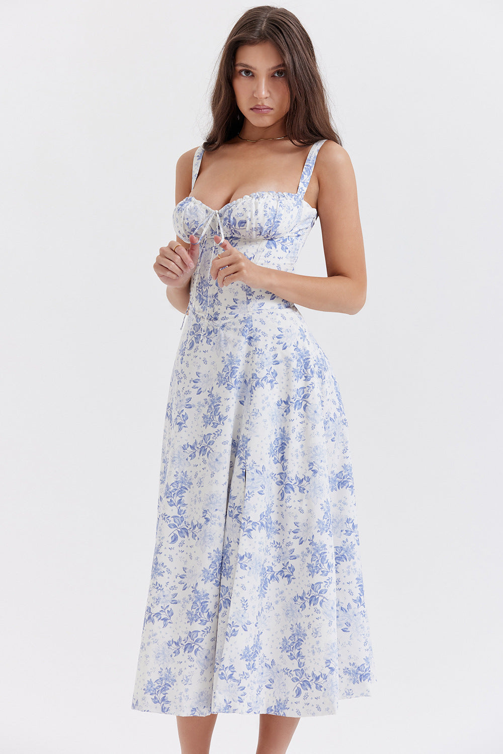 🔥LAST DAY 50%OFF💃Print Bustier Sundress