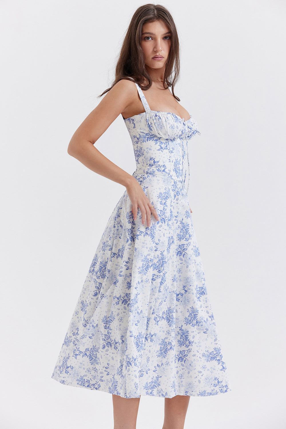 🔥LAST DAY 50%OFF💃Print Bustier Sundress