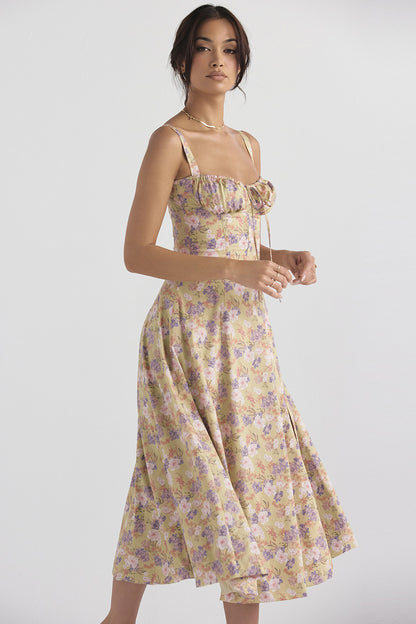 🔥LAST DAY 50%OFF💃Print Bustier Sundress