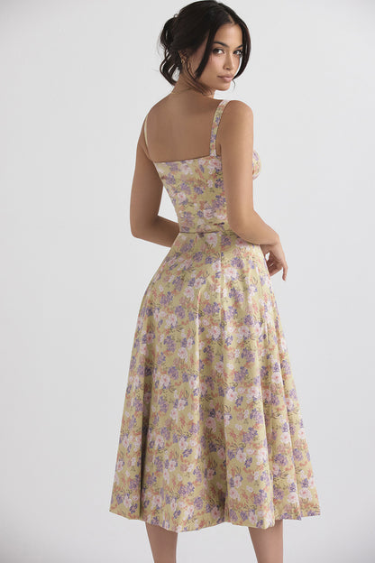 🔥LAST DAY 50%OFF💃Print Bustier Sundress