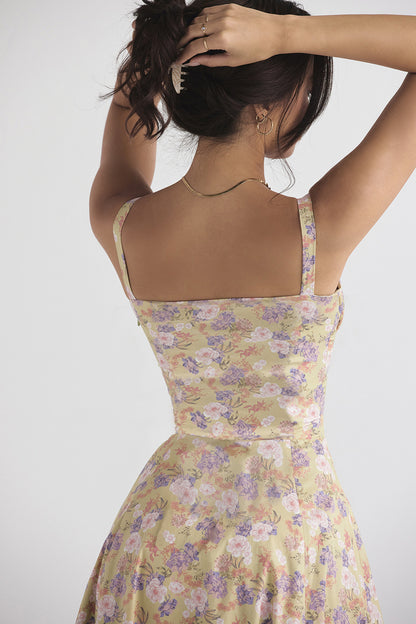 🔥LAST DAY 50%OFF💃Print Bustier Sundress