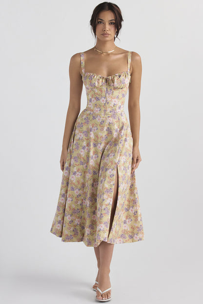 🔥LAST DAY 50%OFF💃Print Bustier Sundress
