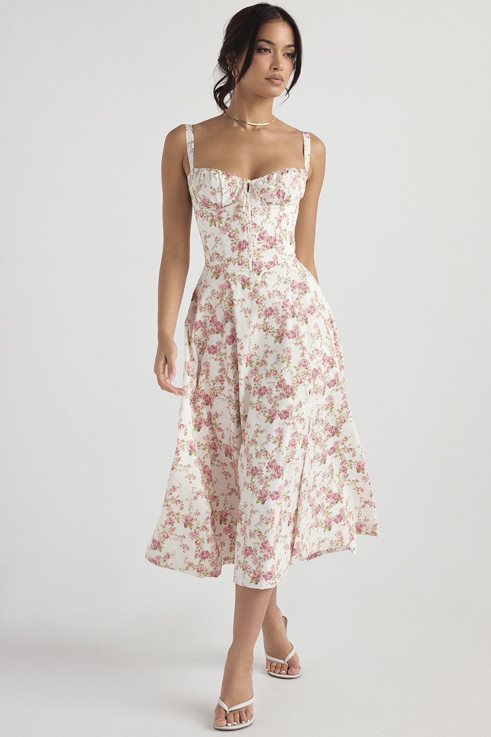 🔥LAST DAY 50%OFF💃Print Bustier Sundress