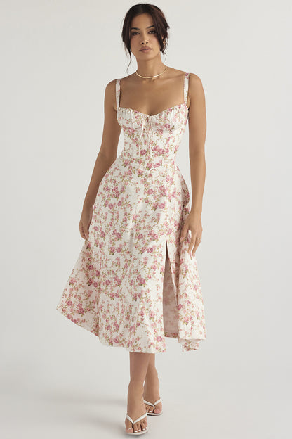 🔥LAST DAY 50%OFF💃Print Bustier Sundress