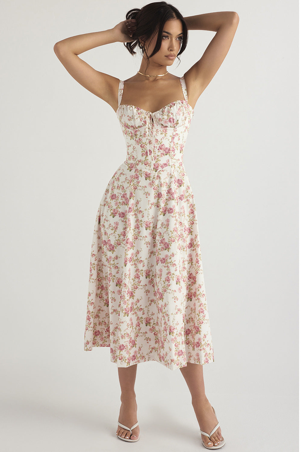 🔥LAST DAY 50%OFF💃Print Bustier Sundress