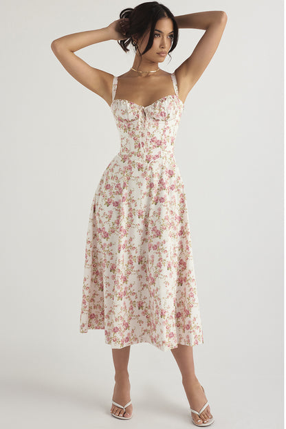 🔥LAST DAY 50%OFF💃Print Bustier Sundress
