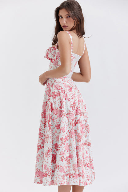 🔥LAST DAY 50%OFF💃Print Bustier Sundress