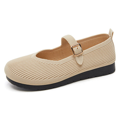 VIVAIA Woman's Eco-Friendly Square-Toe Mary-Jane