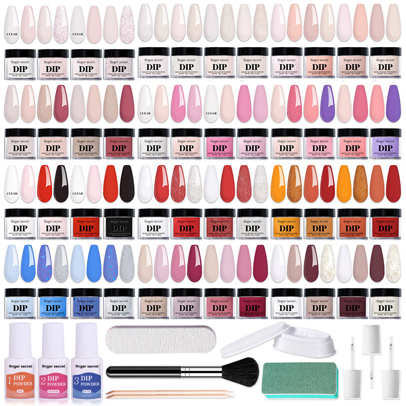 Nail Art Powder Starter Kit，DIY Manicure at Home