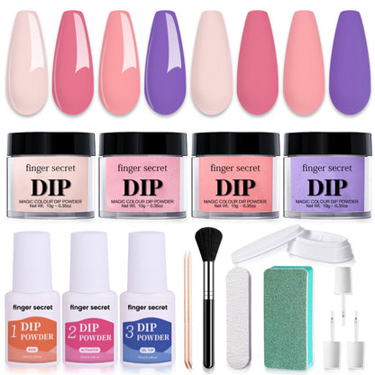 Nail Art Powder Starter Kit，DIY Manicure at Home