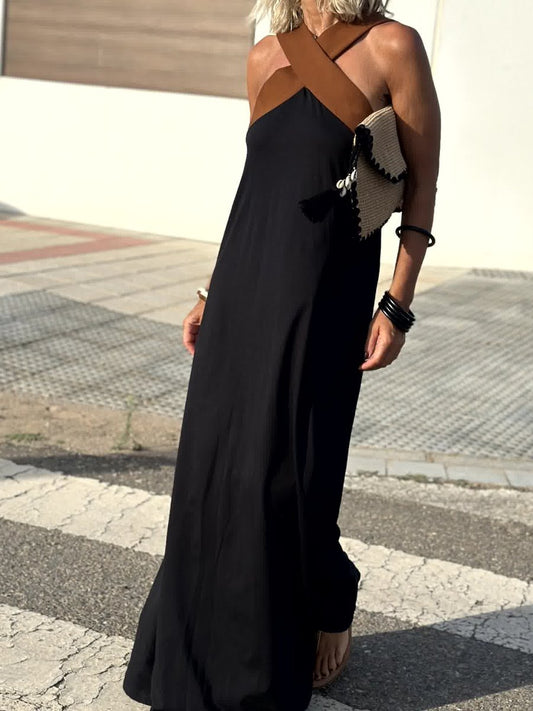 Loose black dress