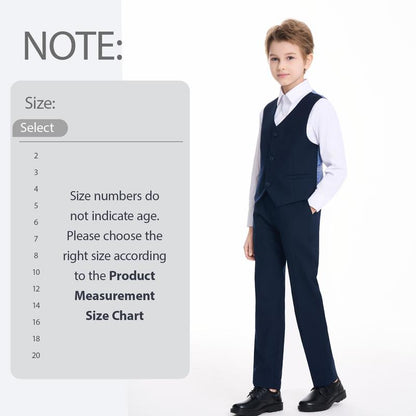 🎉Limited Time 50% OFF🔥8 Piece Boys Suit Set, Formal Slim Fit Boys Suit