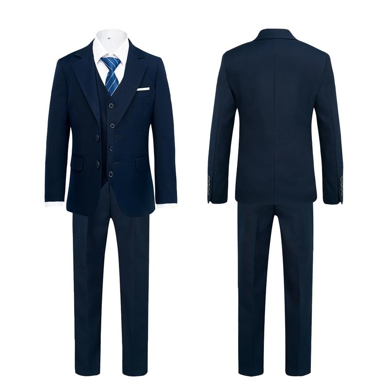 🎉Limited Time 50% OFF🔥8 Piece Boys Suit Set, Formal Slim Fit Boys Suit