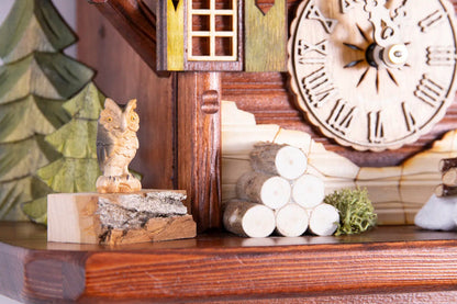 Cuckoo Clock Summer Meadow Lodge - 8 Day Chalet 34cm - Cuckoo-Palace