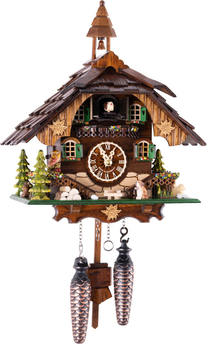 Cuckoo Clock Saint Bernhard Hut - Quartz Chalet 32cm - Cuckoo-Palace