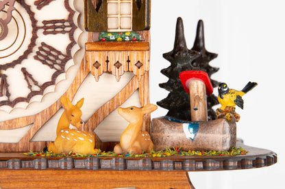 Cuckoo Clock Blackforest Hillside Hut - Quartz Chalet 26cm - Cuckoo-Palace