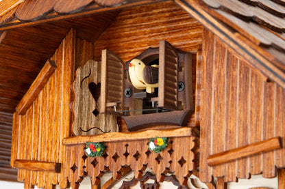 Cuckoo Clock Blackforest Hillside Hut - Quartz Chalet 26cm - Cuckoo-Palace