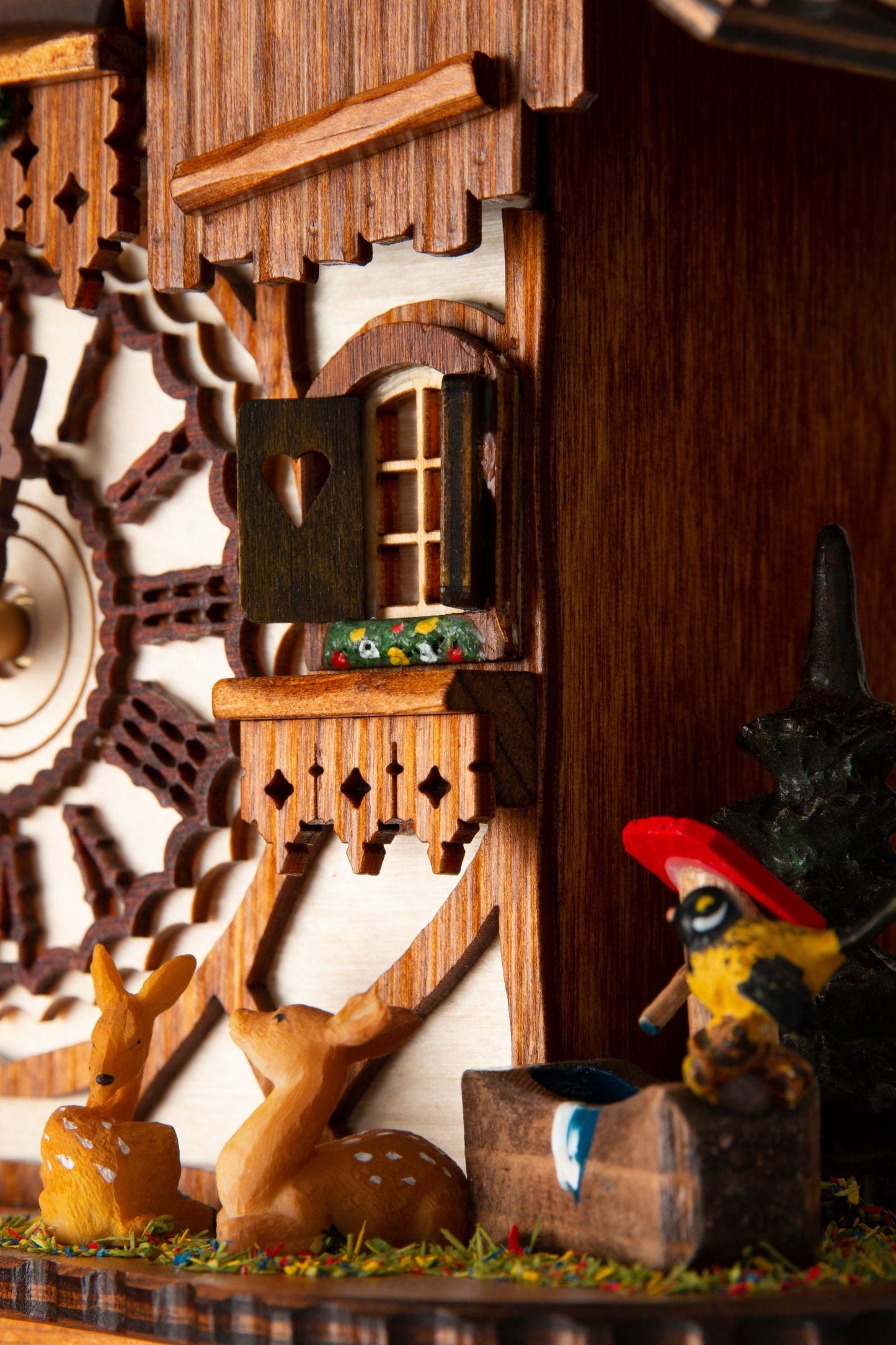 Cuckoo Clock Blackforest Hillside Hut - Quartz Chalet 26cm - Cuckoo-Palace