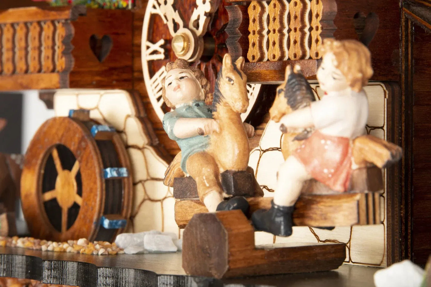 Cuckoo Clock The Seesaw Mill - Quartz Chalet 42cm - Cuckoo-Palace