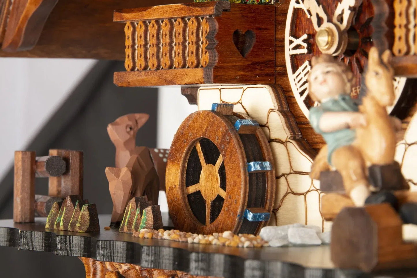 Cuckoo Clock The Seesaw Mill - Quartz Chalet 42cm - Cuckoo-Palace