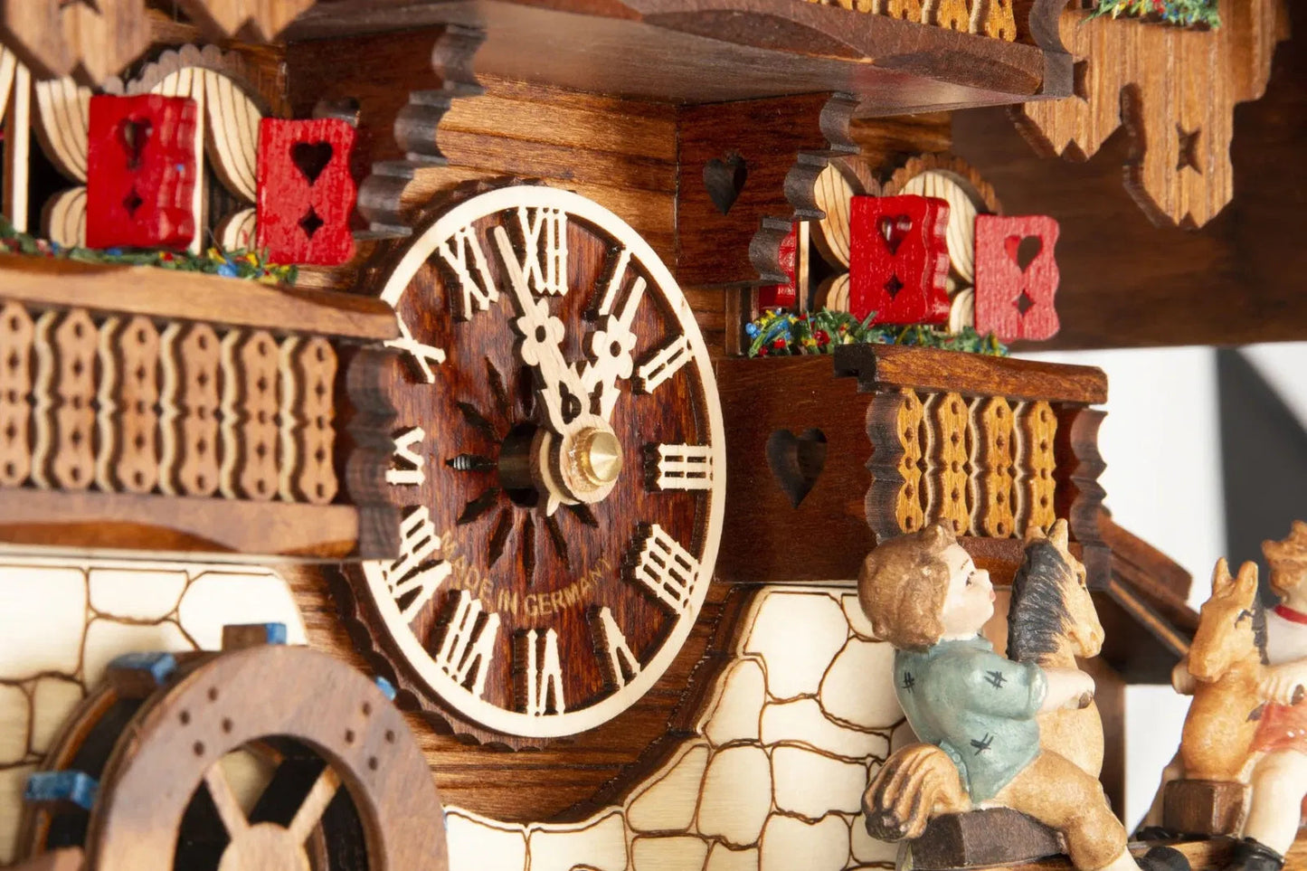 Cuckoo Clock The Seesaw Mill - Quartz Chalet 42cm - Cuckoo-Palace