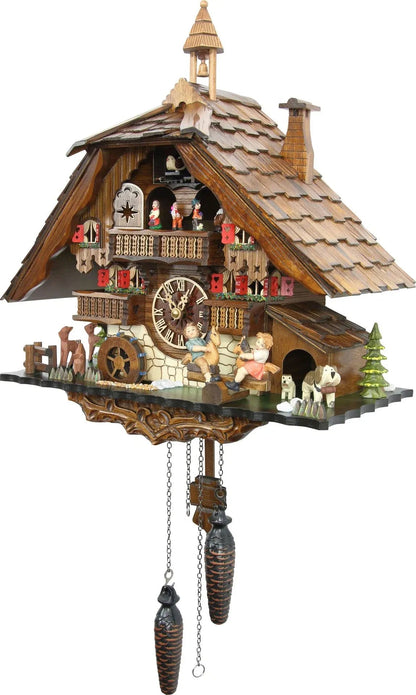Cuckoo Clock The Seesaw Mill - Quartz Chalet 42cm - Cuckoo-Palace