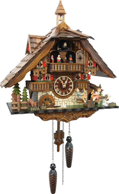 Cuckoo Clock The Seesaw Mill - Quartz Chalet 42cm - Cuckoo-Palace