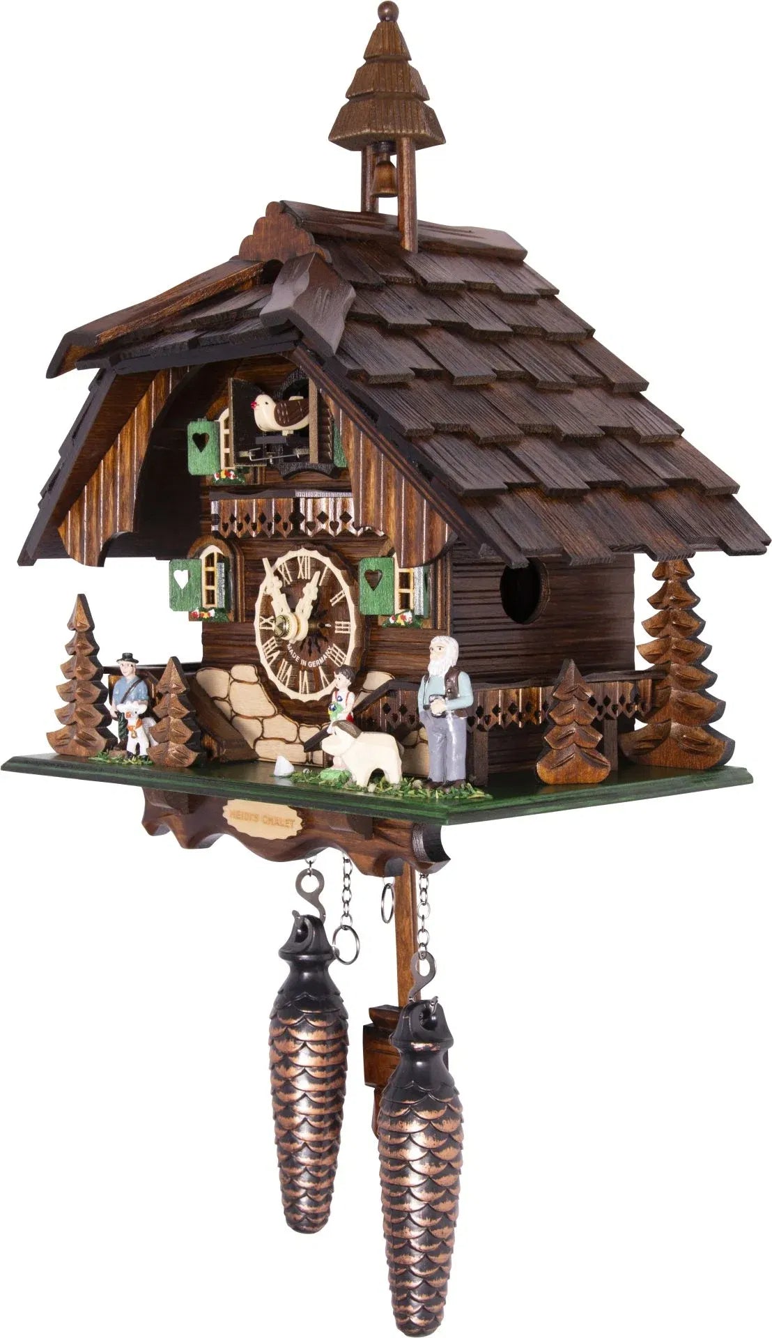 Cuckoo Clock Karwendel Moutain Hut - Quartz Chalet 31cm - Engstler