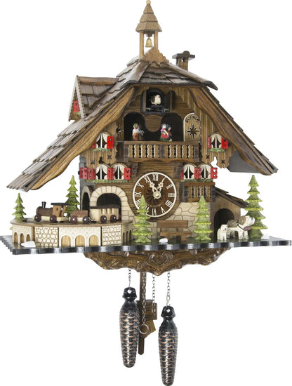 Cuckoo Clock Titisee Mountain Lodge - Quartz Chalet 40cm - Engstler