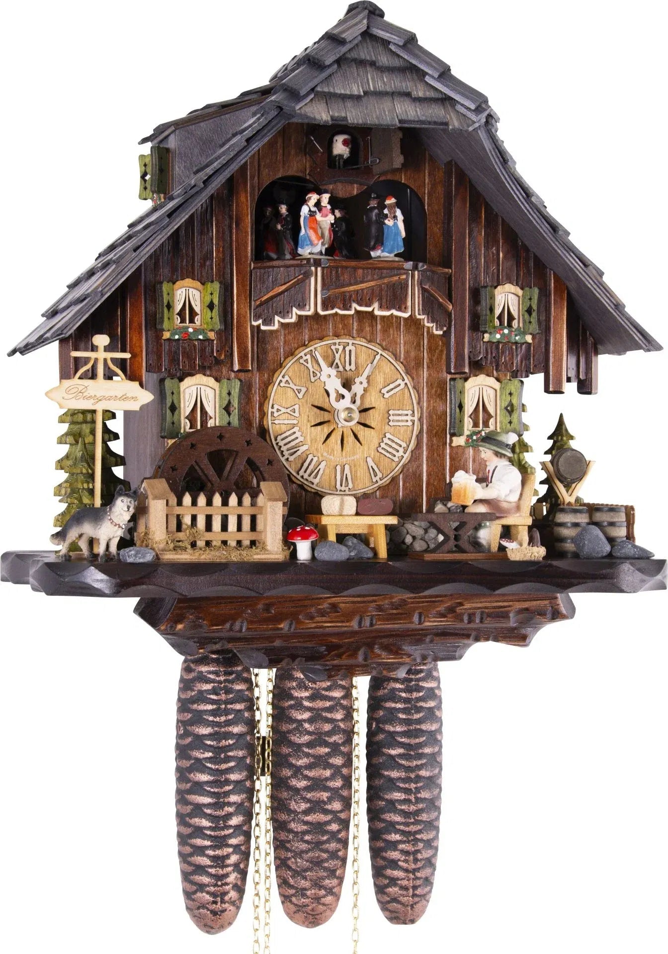 Cuckoo Clock Venediger Cottage - 8 Day Chalet 35cm - Hekas