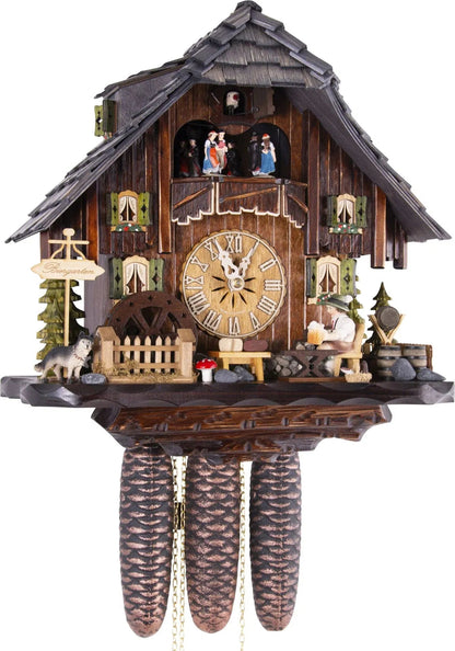 Cuckoo Clock Venediger Cottage - 8 Day Chalet 35cm - Hekas