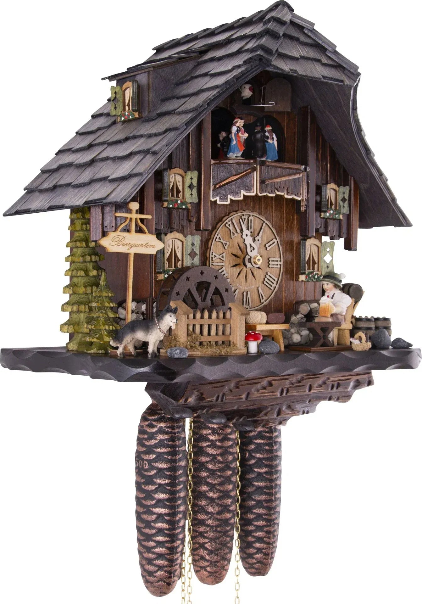 Cuckoo Clock Venediger Cottage - 8 Day Chalet 35cm - Hekas
