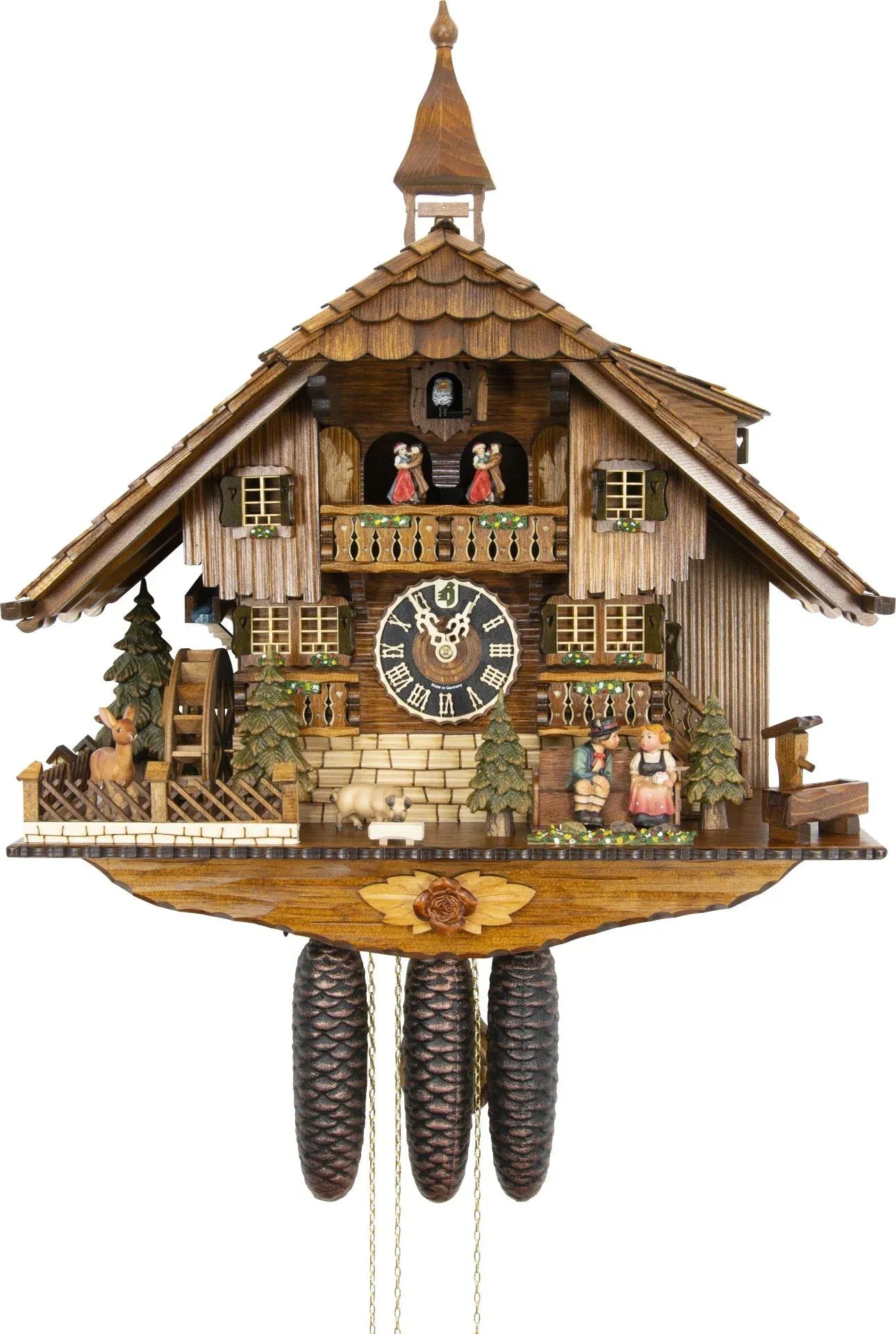 Cuckoo Clock Tegernsee House - 8 Day Chalet 58cm - Hönes