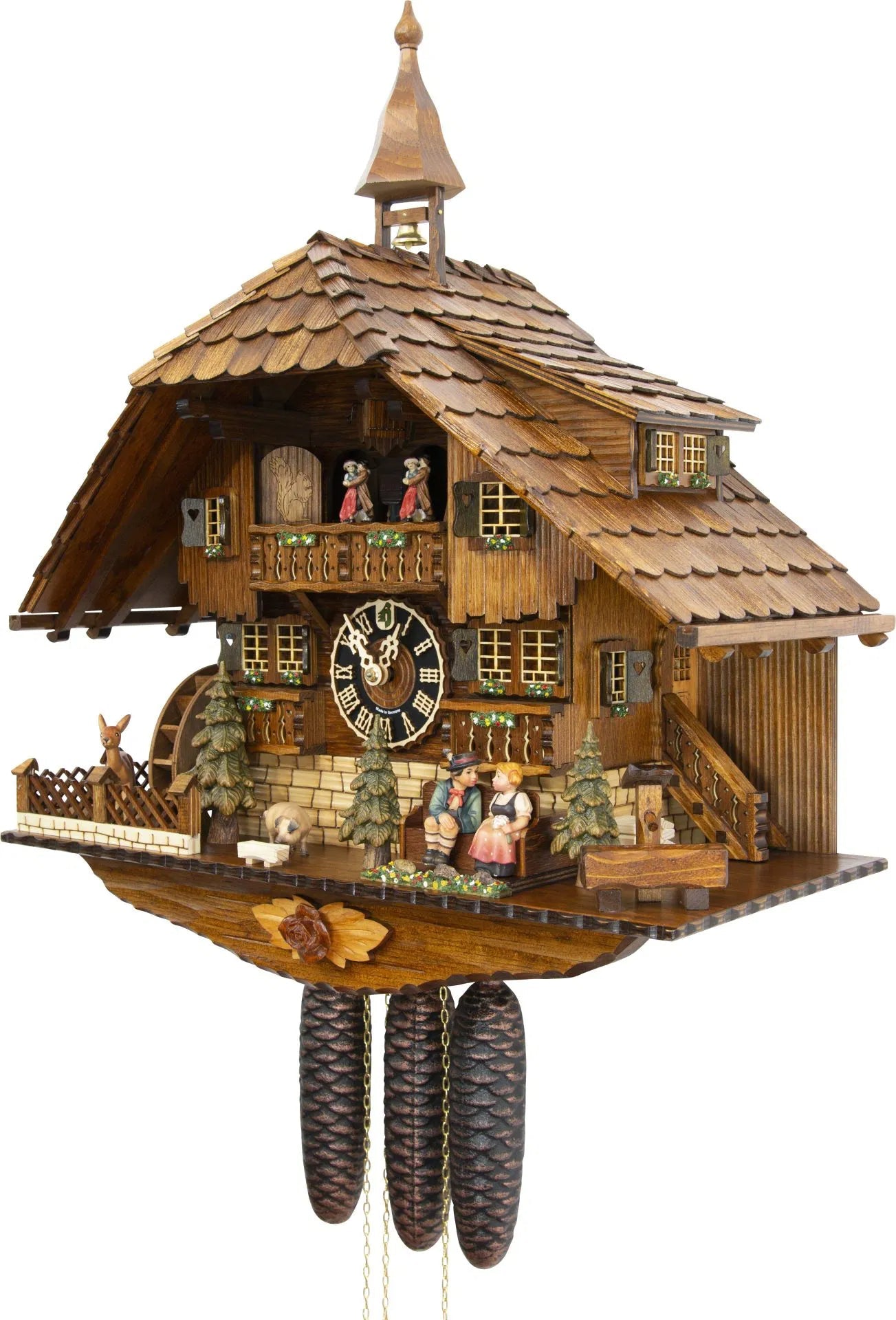 Cuckoo Clock Tegernsee House - 8 Day Chalet 58cm - Hönes